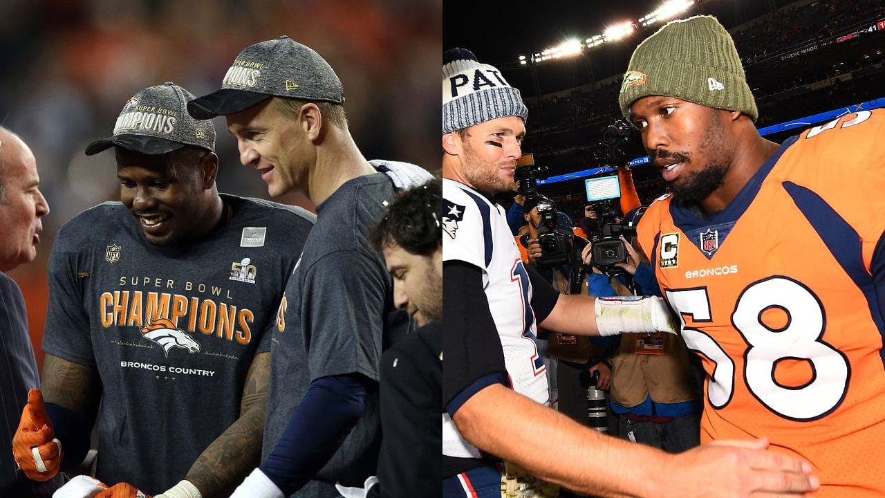 Von Miller Almost Had Rivals Tom Brady and Peyton Manning Tattooed To Show Respect