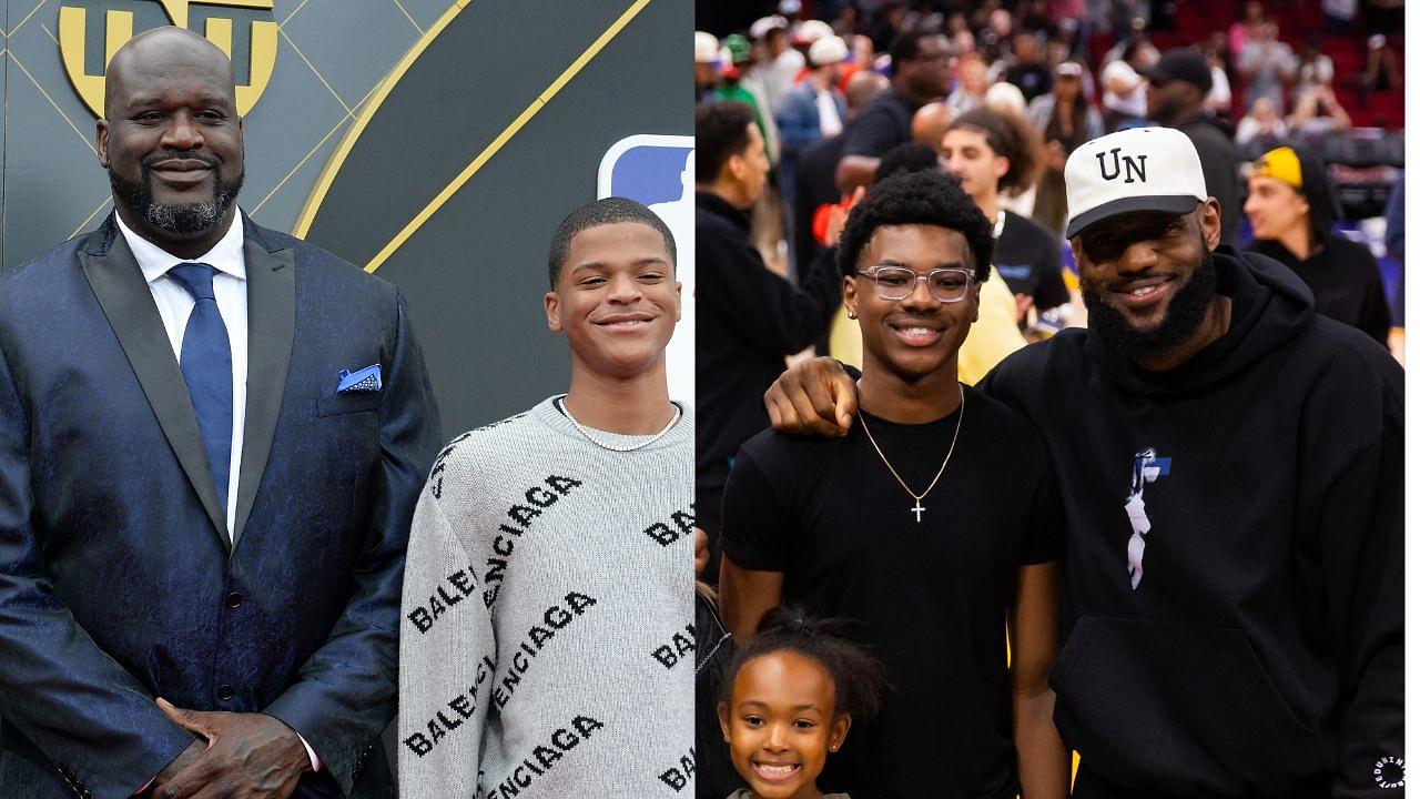 “Turn Me Up Bryce James!”: Boasting of 900,000 Followers, Shaquille O’Neal’s Son Shaqir Uses IG to Show Support to LeBron James’ Son Joining New School