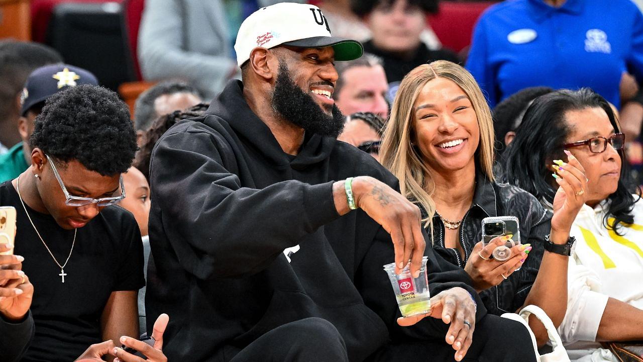 With $97,000,000 Hanging in the Balance, LeBron James ‘Cleans Up’ With Wife Savannah for $474 Billion Brand’s Spring Menswear Show