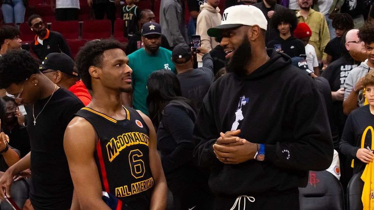 LeBron James hints he'll follow Bronny to Atlanta in 2024 if early