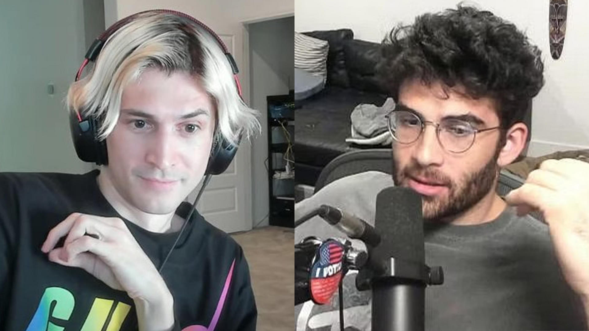 xQc and HasanAbi