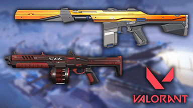 An image containing two weapons from Valorant releasing with Episode 7 Act 1