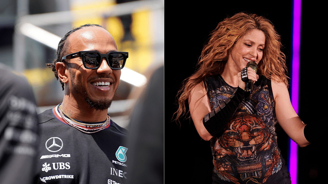 Resurfaced Video of Lewis Hamilton Being a Hard-Core Shakira Fan Has Fans Believing the Stars Have Aligned