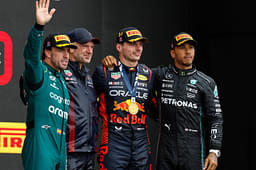 Sharing Podium With Fernando Alonso and Max Verstappen Was an Unbelievable Experience for Lewis Hamilton