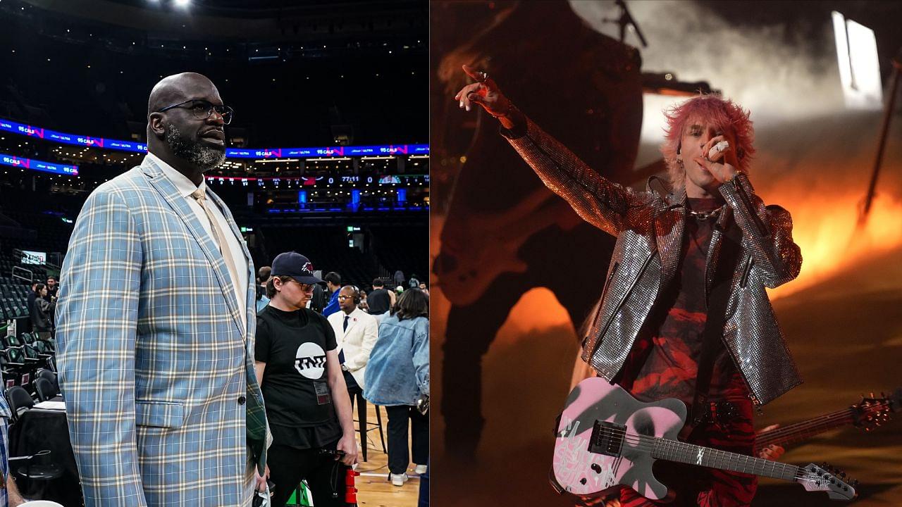 "Guitar Ain't Plugged in": Shaquille O'Neal's Tribute for 'Favorite Rapper' Machine Gun Kelly Draws Hilarious Reactions from Fans