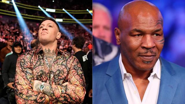 Conor McGregor Poses With ‘Incredible’ Mike Tyson Sporting BKFC Belt Ahead of Jake Paul Showdown