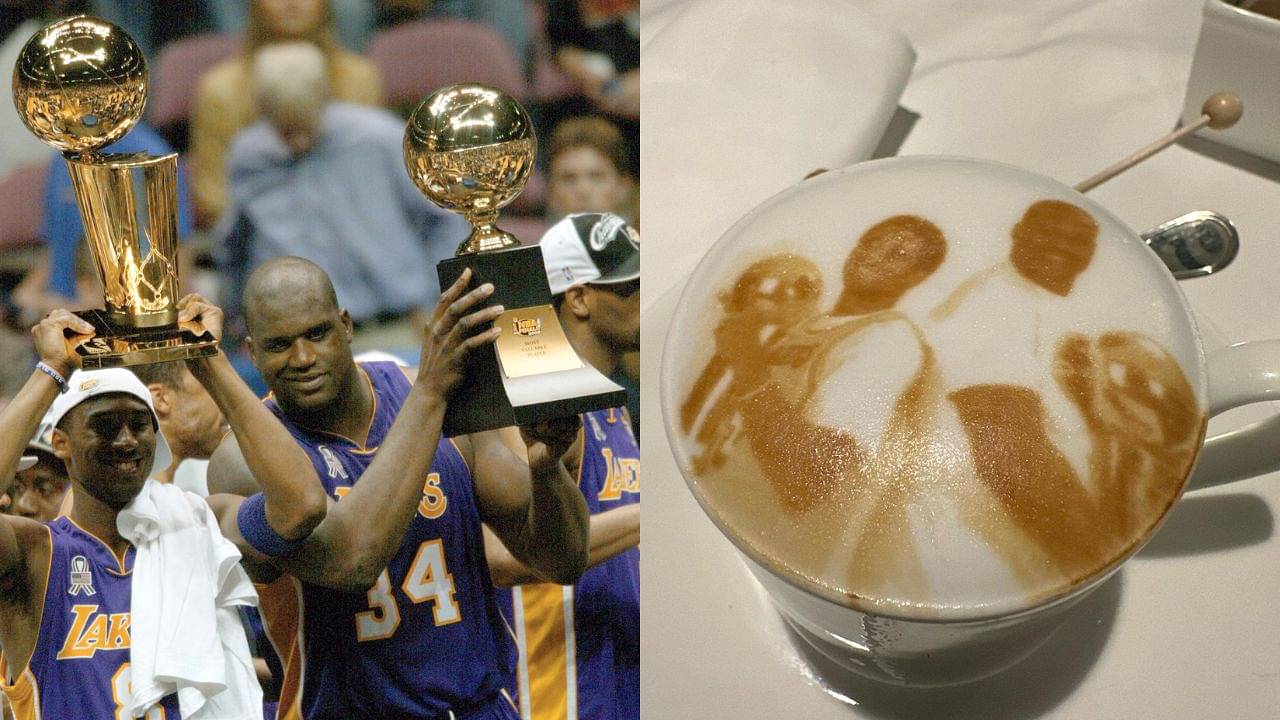 Shaquille O’Neal Shares Insane ‘Kobe Bryant-Shaq Latte Art’ With His 30,800,000 Followers: “Best Cup of Coffee to Ever Do It!”