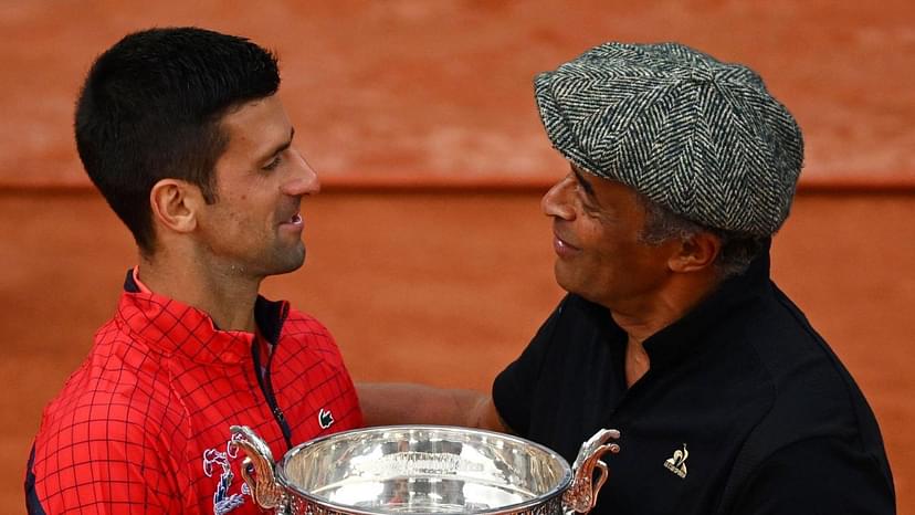 Poetic Justice as Novak Djokovic Handed Roland Garros Trophy by Yannick Noah After Scathing Comments on Serbian in Interview