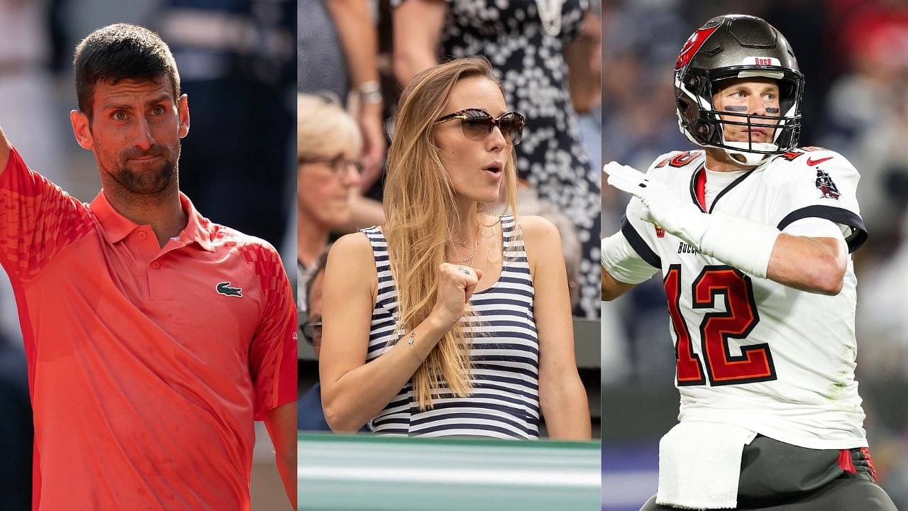 "GOAT Watching GOAT": Tom Brady Cheering for Novak Djokovic, While Sitting Alongside Jelena Djokovic, Has Nole Fans Convinced of a 24th Grand Slam Win