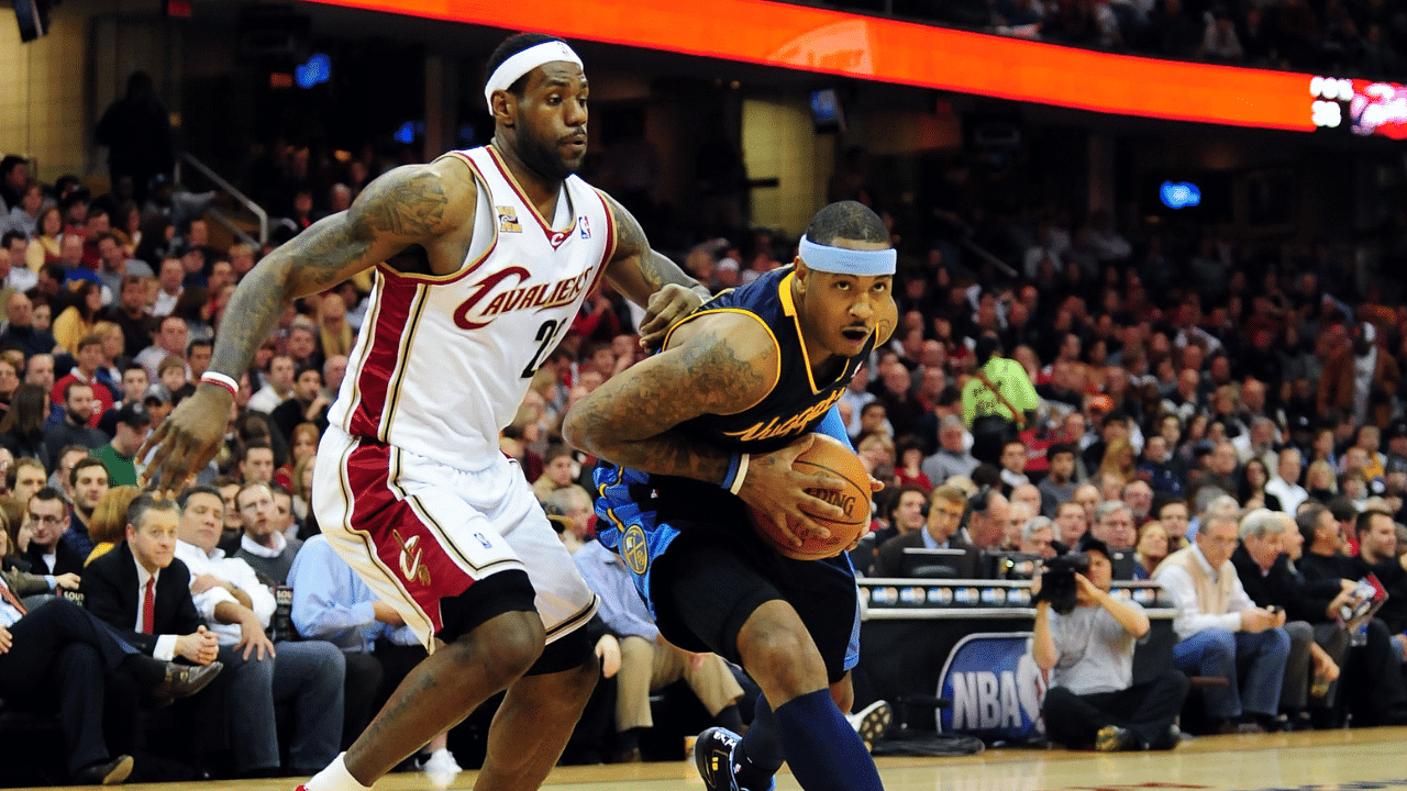 LeBron James Hilariously Questioning Carmelo Anthony Getting