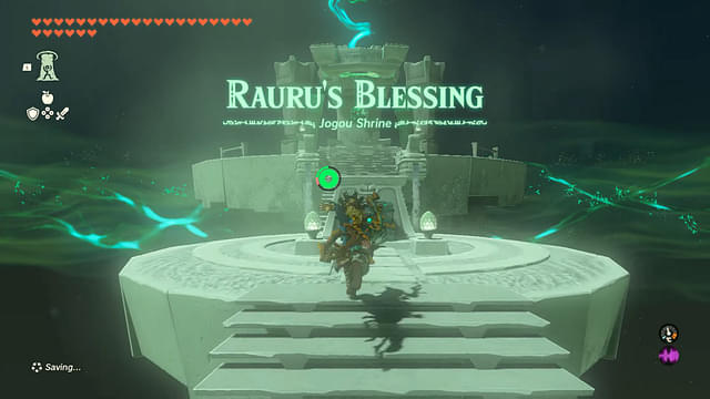 Entering the shrine