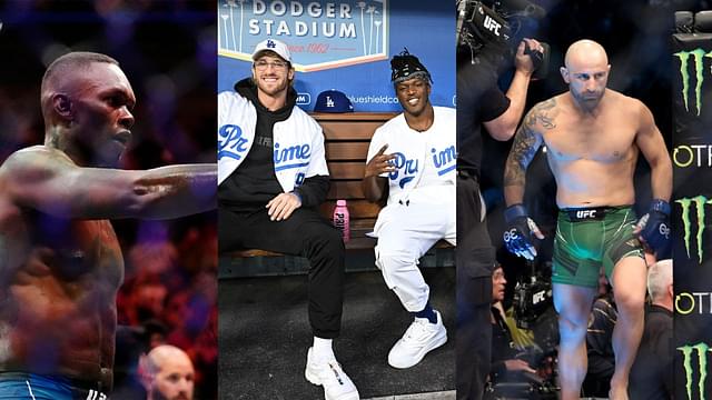 Israel Adesanya, Logan Paul, KSI, Alexander Volkanovski