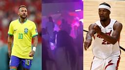 Jimmy Butler And Neymar Spotted Singing Justin Bieber’s ‘Love Yourself’ In A Club Days After Bowling Bet In Brazil