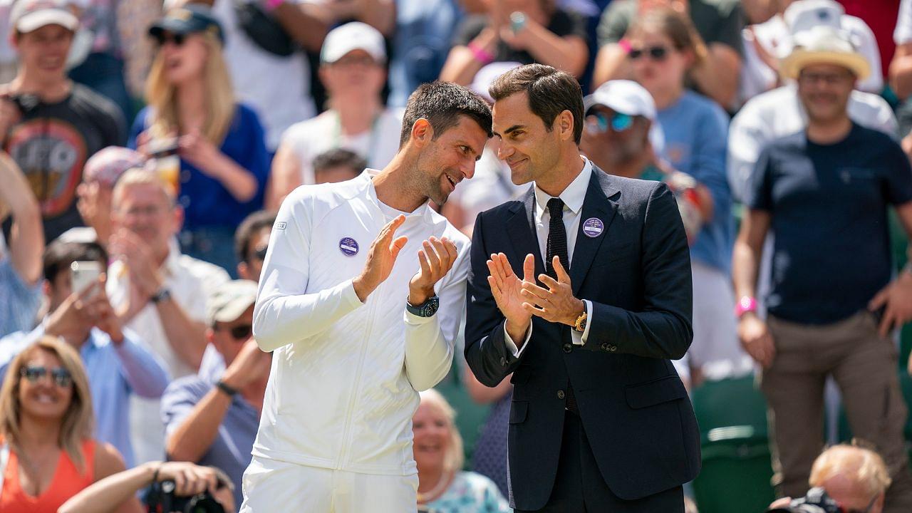 Fans Miss Roger Federer Teasing Novak Djokovic for having pizza in Shanghai