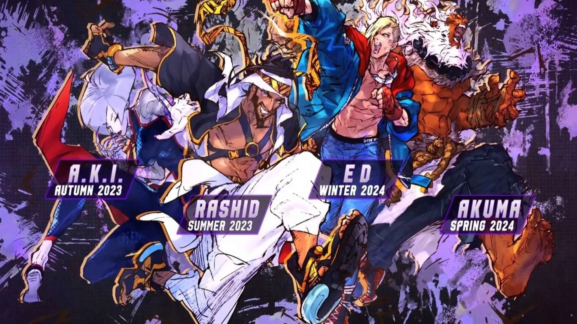 Street Fighter 6 official DLC roster art
