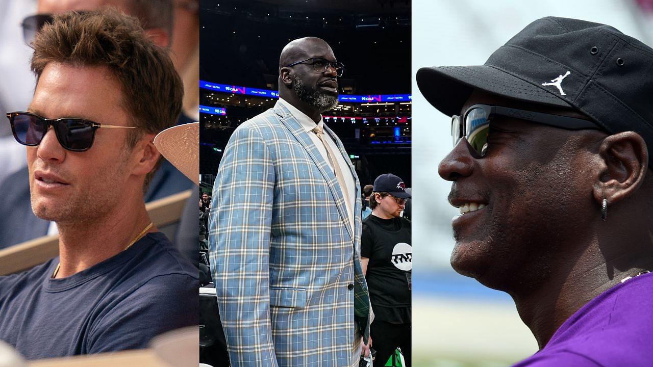 16 Months After Settling ‘Michael Jordan vs Tom Brady’ GOAT Debate, Shaquille O’Neal Shares 8-Year-Old Clip of Them Playing 3-on-3