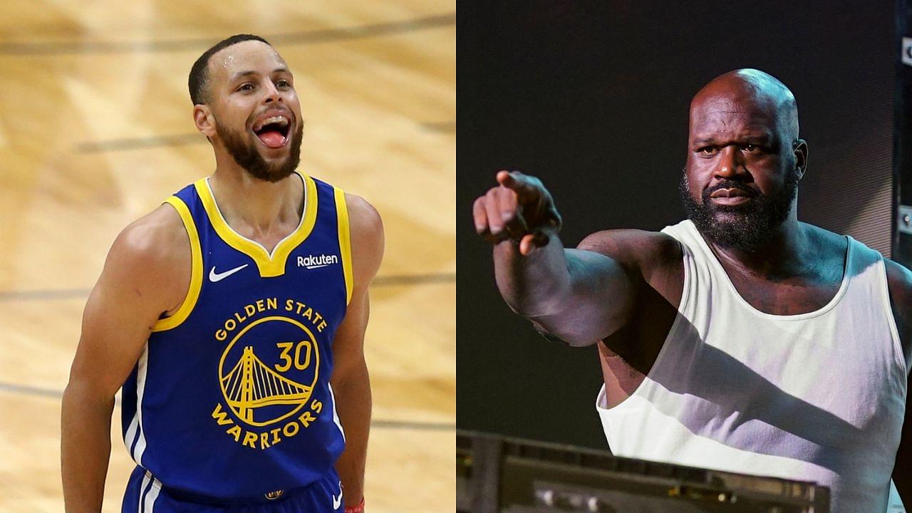 ‘Cheeky’ Shaquille O’Neal Uploads Insane 97 Yard Stephen Curry Golf Video Days After Charles Barkley Picked Patrick Mahomes for ‘The Match’