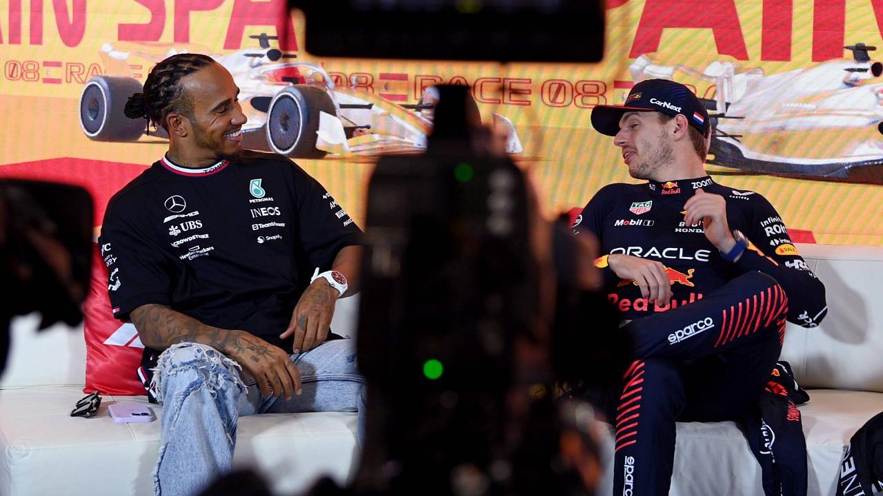 Max Verstappen Jokes About Lewis Hamilton's Looks After Mercedes Driver Flaunts $241 Sunglasses During the Press Conference Due to Intense Light