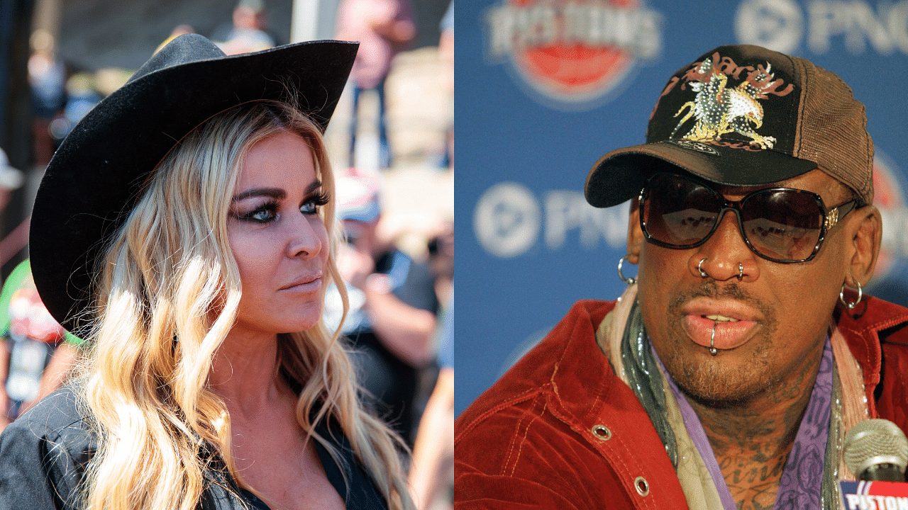 "An X-rated type of deal": After Outshining Michael Jordan in the 1998 ECF Dennis Rodman Took a Leopard-Print Clad Carmen Electra on Birthday Joyride