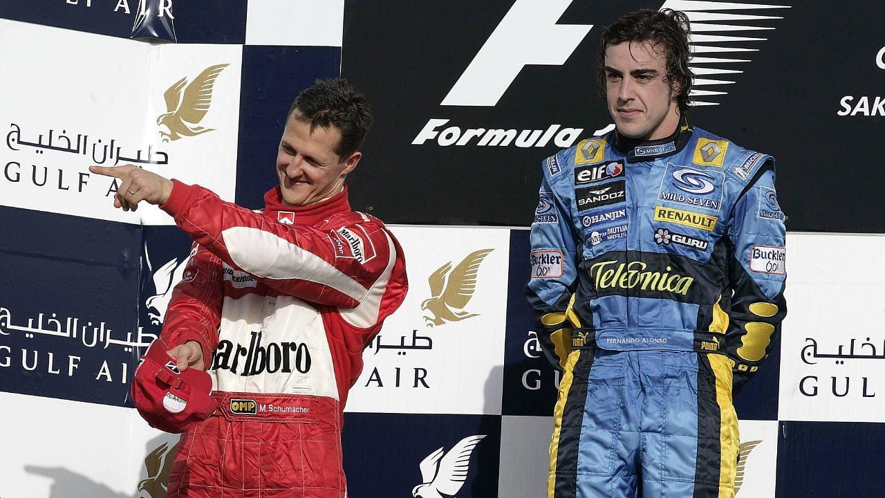 Fernando Alonso Once Slammed Ferrari Idol Michael Schumacher to Be "The Most Anti-sporting Driver" in F1's History Amidst Intense Title Fight