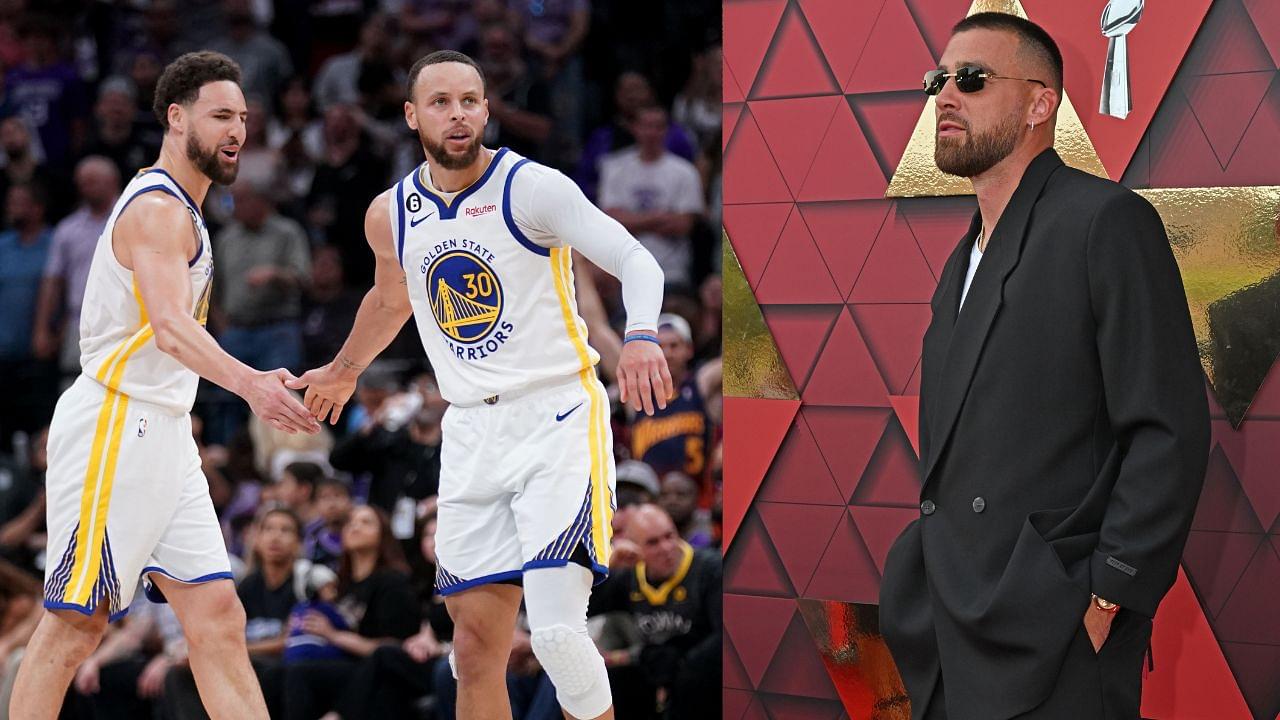 Amidst Constant Trash Talk, Stephen Curry And Klay Thompson Claim Travis Kelce Is the Most Likely to Hit the Golf Ball into the Water