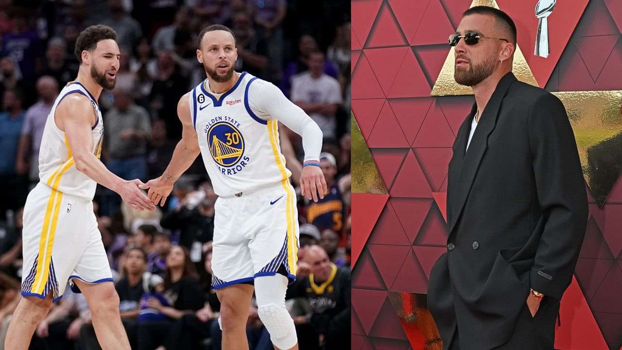 Amidst Constant Trash Talk, Stephen Curry And Klay Thompson Claim Travis Kelce Is the Most Likely to Hit the Golf Ball into the Water - The SportsRush