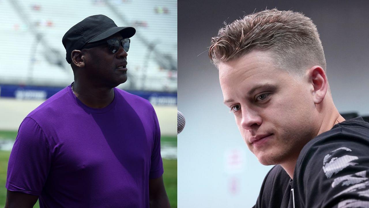 Joe Burrow and Michael Jordan