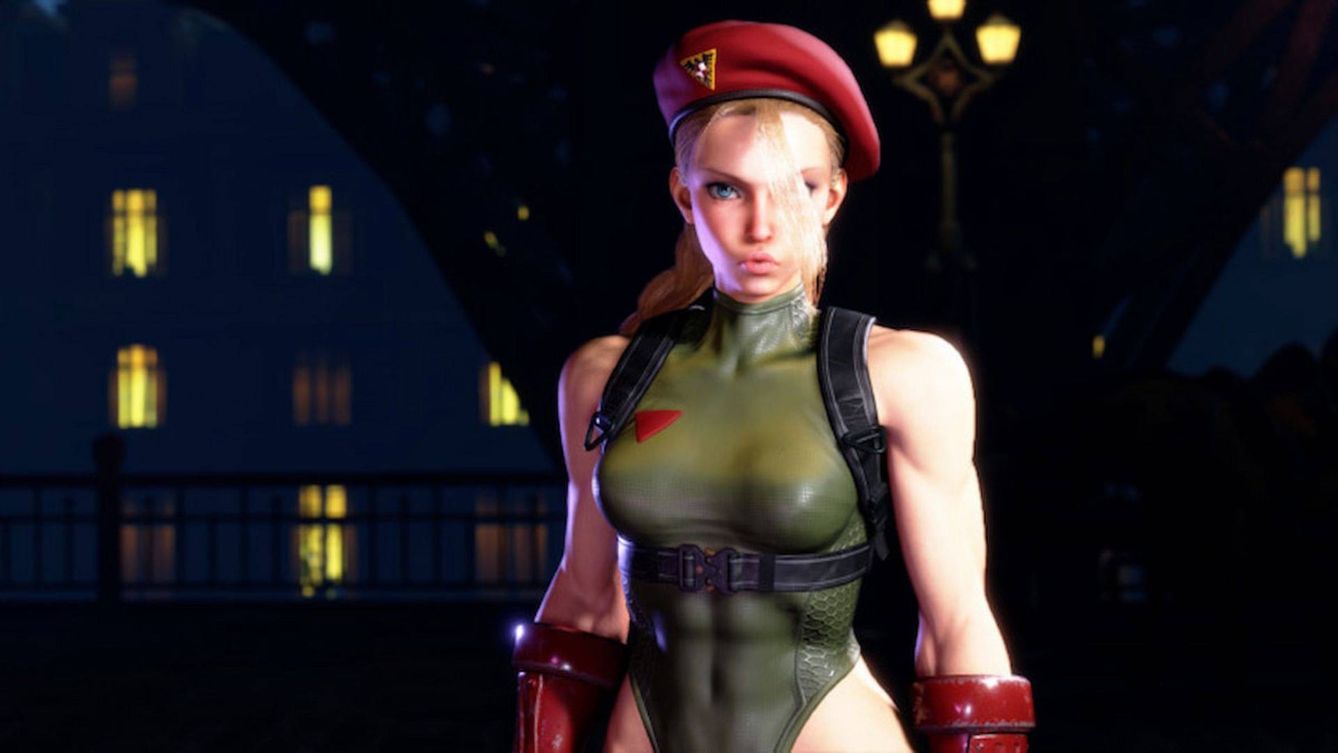 Marianne in Cammy's SF6 outfit, Cammy Stretch