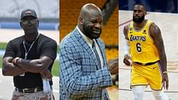 "They Might Get 1 Or 2 Games": Teaming Up With LeBron James, Shaquille O'Neal Shows Unreal Confidence In Beating Michael Jordan's Starting 5