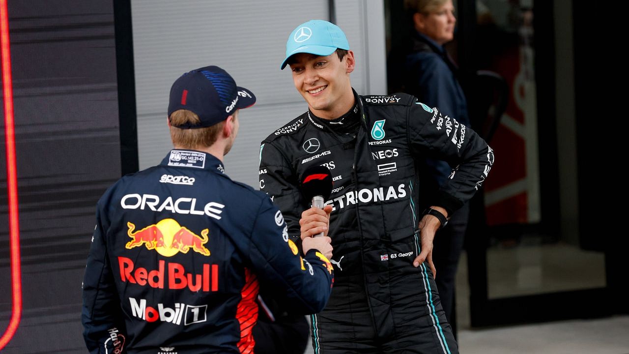 No Love Lost Between Max Verstappen And George Russell As They Bring ...