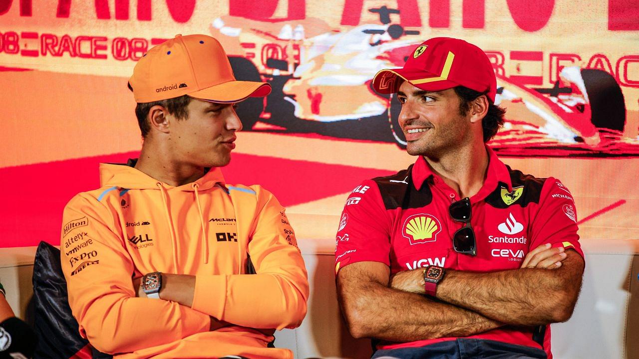 Under Pressure From Spanish Fans, Lando Norris Admits Carlos Sainz Is a Better Golfer