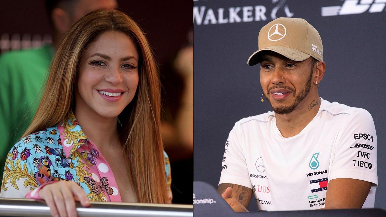 Did Lewis Hamilton Sponsor the $$ Versace Blouse Worn By Shakira at the Spanish GP?