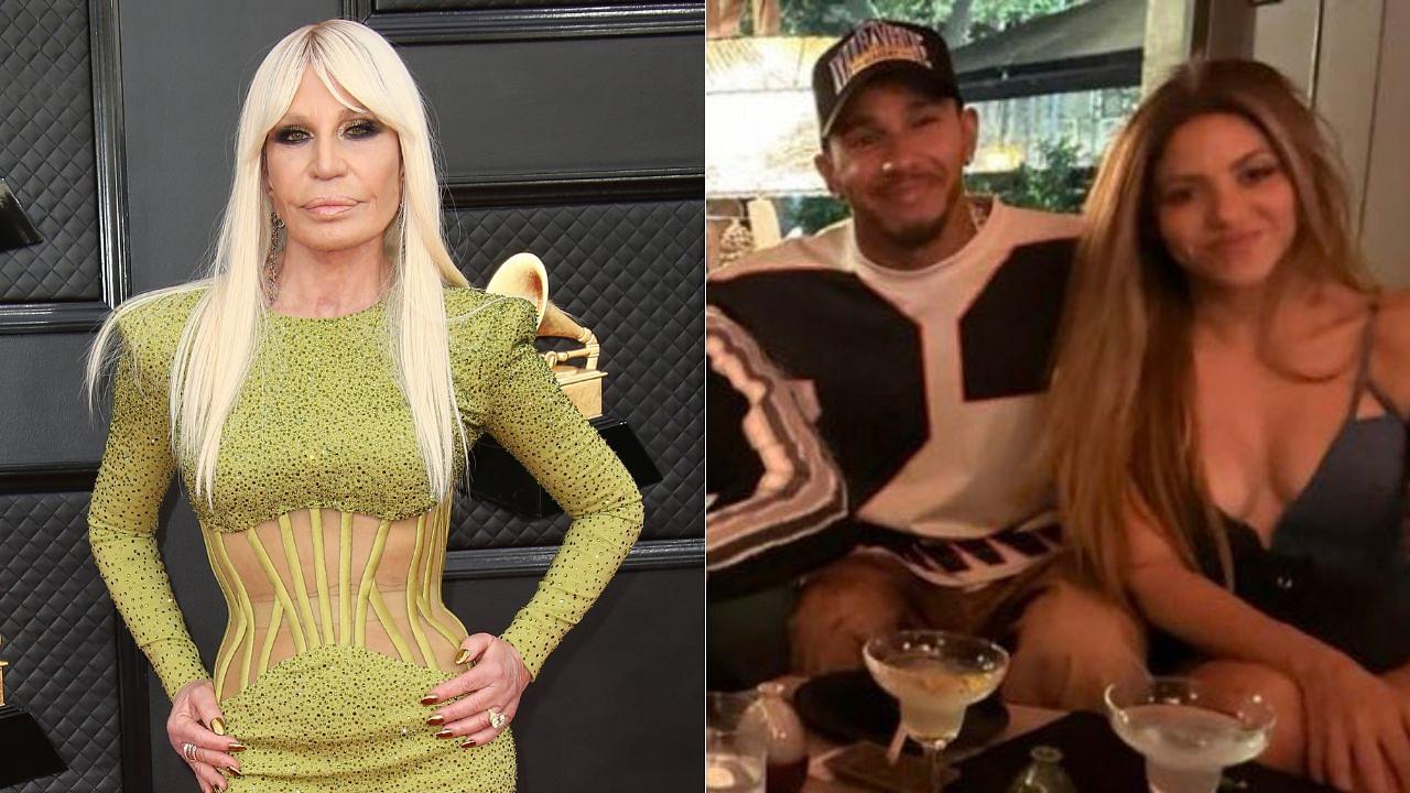 $400,000,000 Fashion Mogul Donatella Versace Knows Something About Lewis Hamilton and Shakira as Things Get Interesting