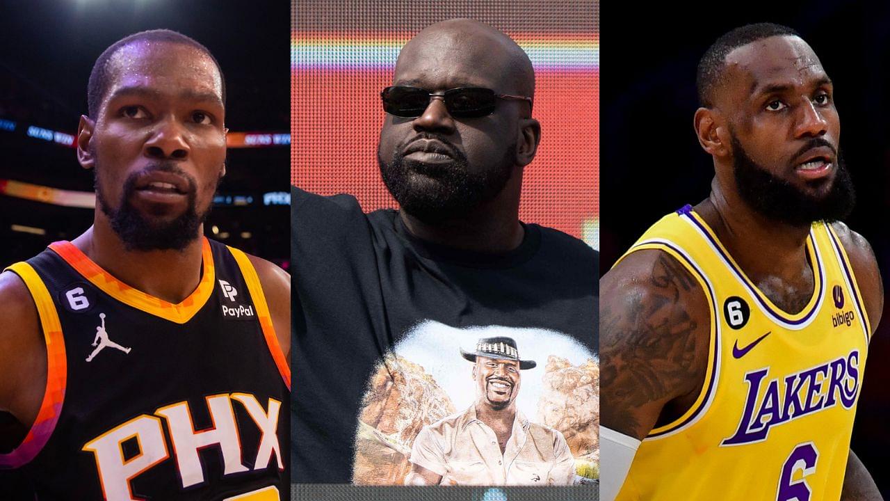 Days After Claiming He'd Beat Michael Jordan's Hypothetical Team, Shaquille O'Neal Agrees With Benching Kevin Durant For LeBron James