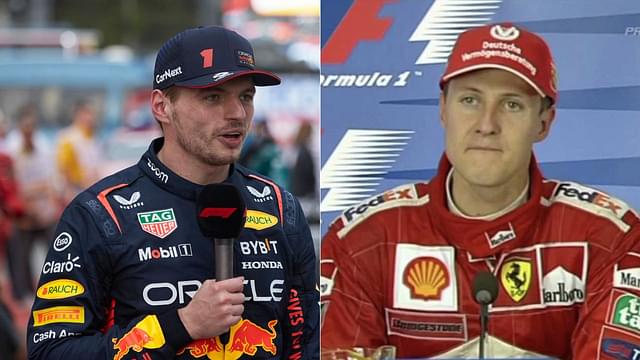 While Michael Schumacher Wept, Max Verstappen Chuckles at Making F1 History