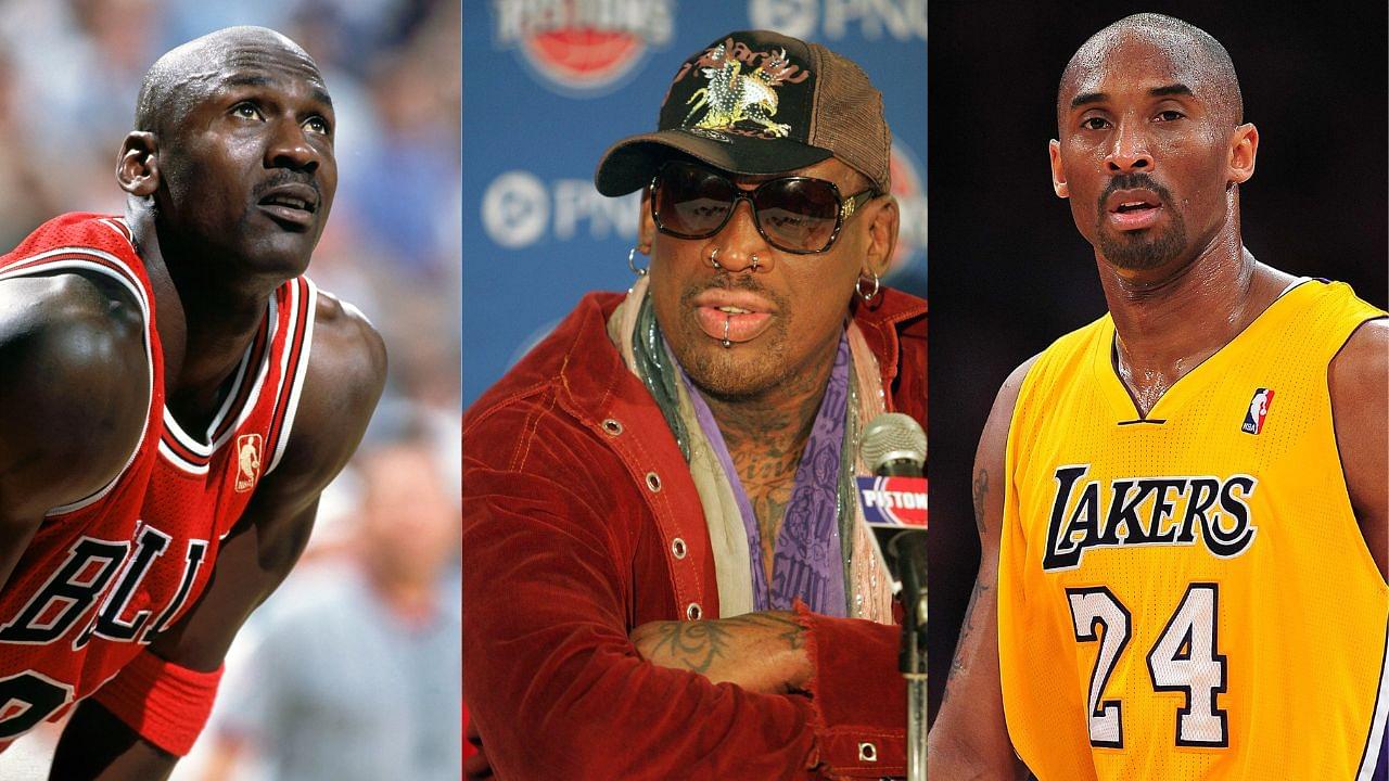 Despite His Envy Over Michael Jordan's $35,000,000 Salary, Dennis Rodman Reasons Why 'Gymnast' Kobe Bryant was Inferior: "More Driven to Win"