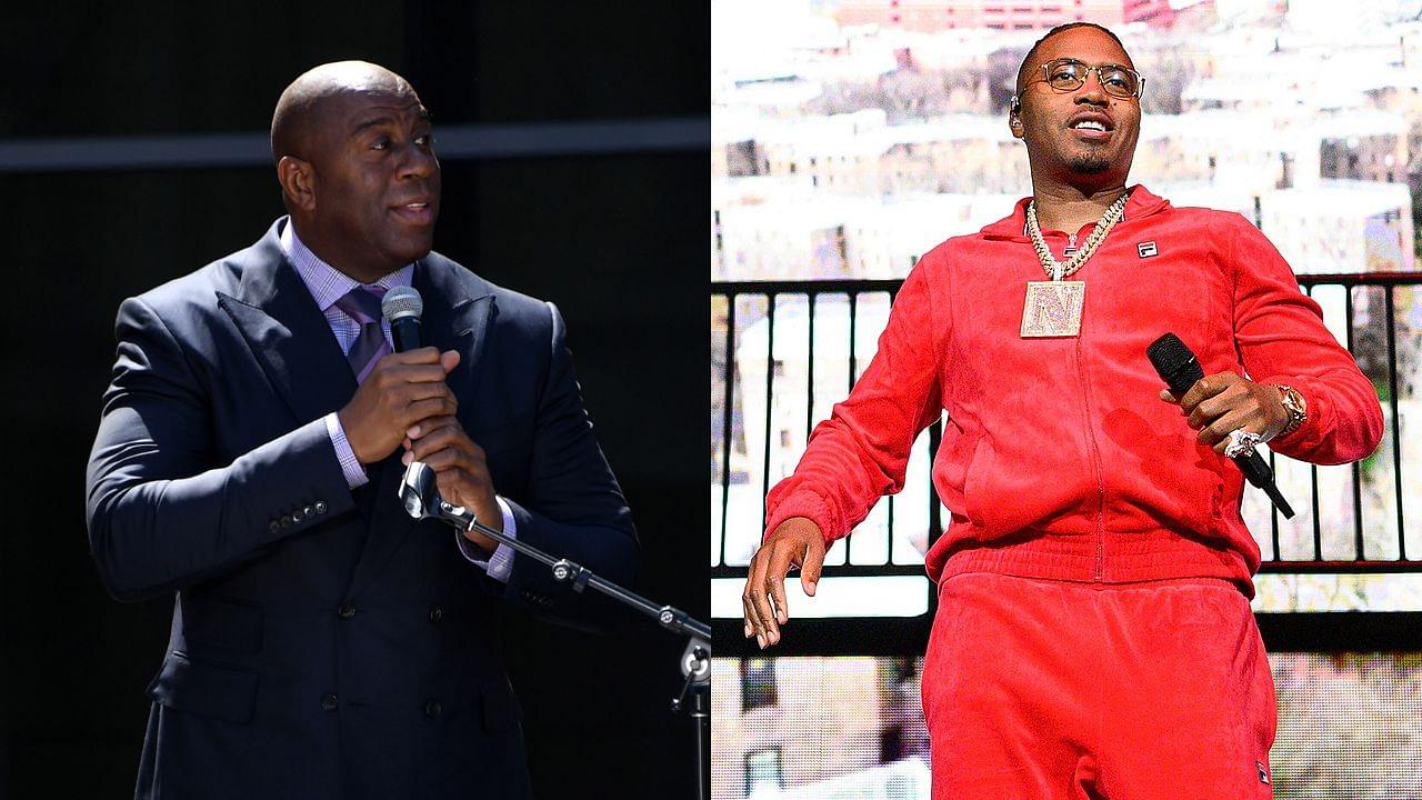 Years After Eminem Dedicated ‘363,000,000 Times Viewed Song’ to LeBron James, Magic Johnson Feels Respected by Nas Honoring Him on His Album
