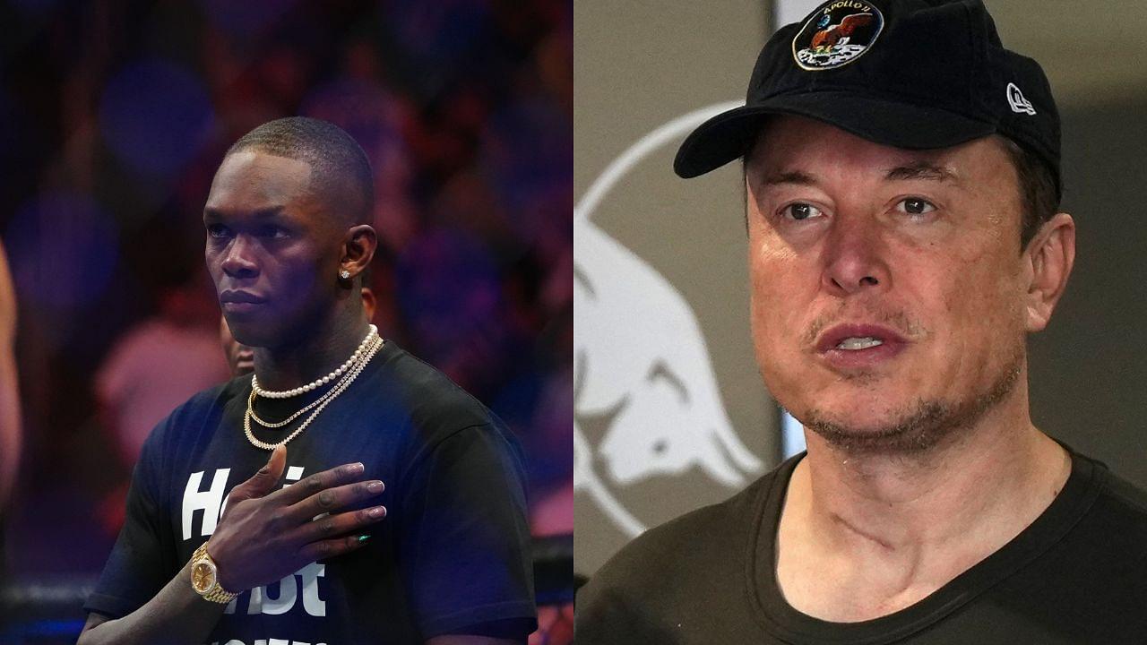 Israel Adesanya Takes a Jab at 'South Africans' Dricus Du Plessis and Elon Musk While Posing with Mark Zuckerberg