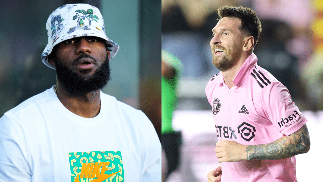 LeBron James Spotted Wearing $54,000 Worth '18K Bling' For GOAT Lionel Messi's Much Anticipated Inter Miami Debut