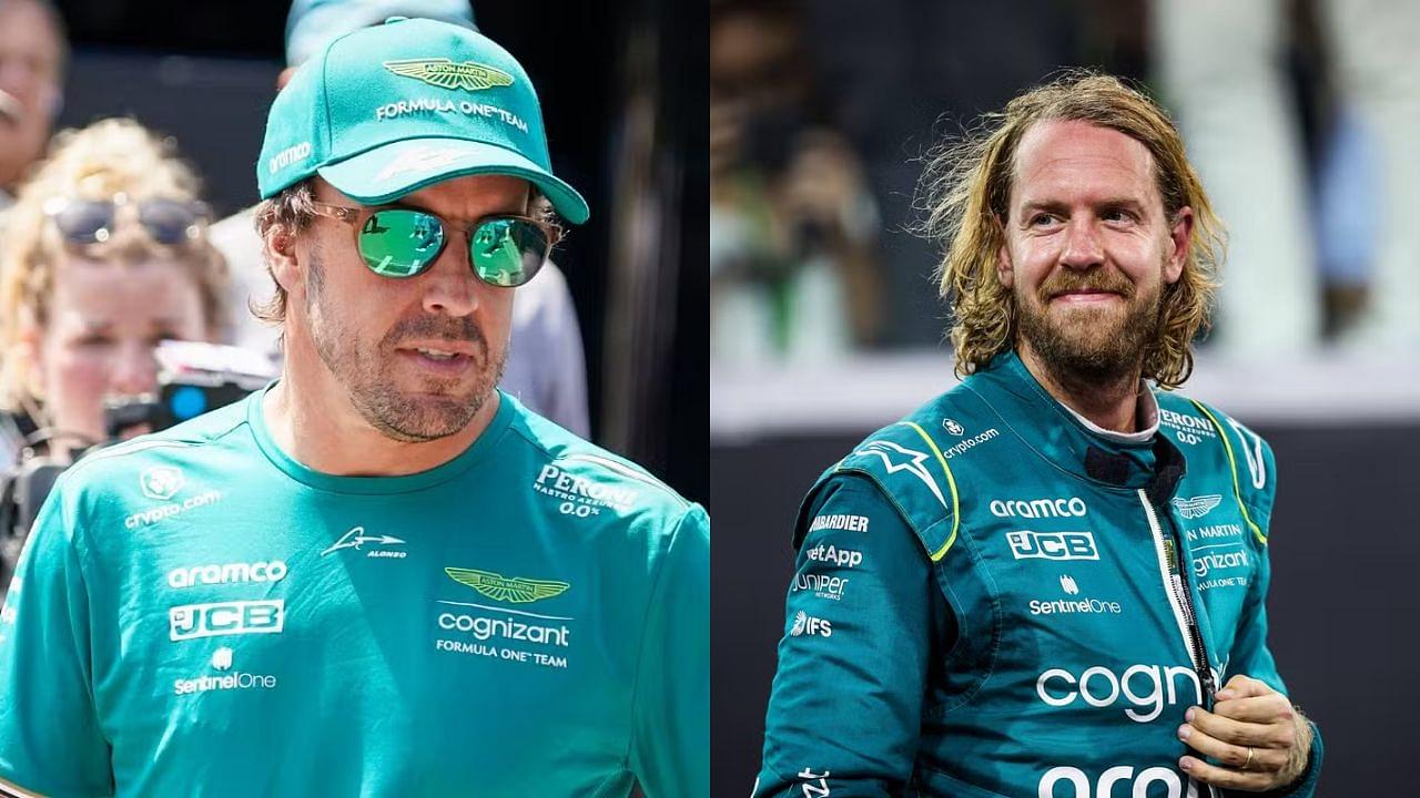 Fernando Alonso Takes a Dig at Sebastian Vettel by Remarking the Only "Improvement" in Aston Martin at Silverstone