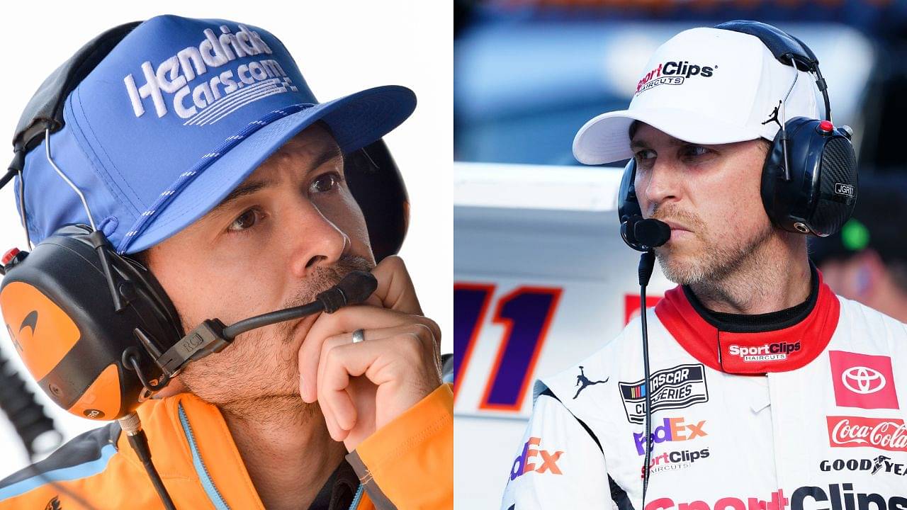 Weeks After Ugly Run-In, Denny Hamlin’s Team Hails Kyle Larson as “Class Act”