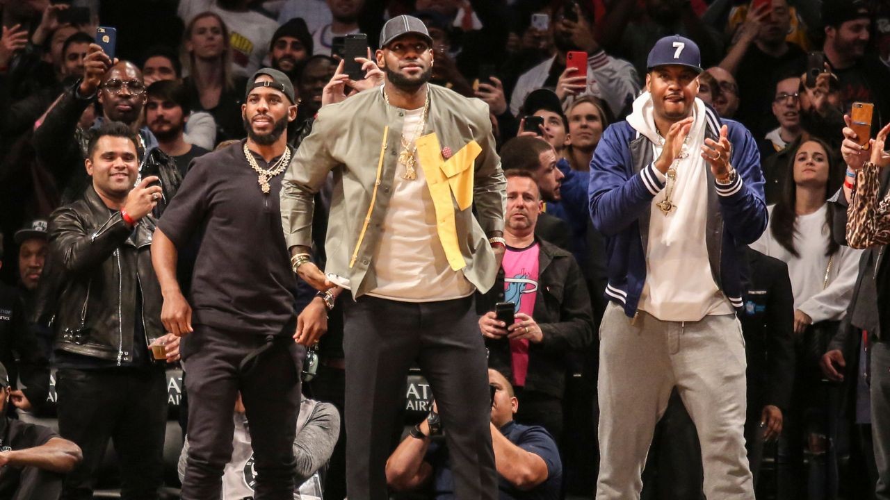 carmelo anthony banana boat