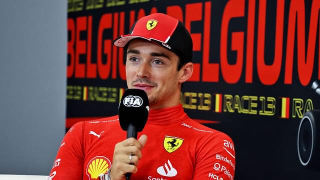 Charles Leclerc Dares a Fan to Streak Naked Around Spa Francorchamps at Belgian GP