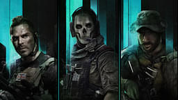 An image showing Price, Soap and Ghost, the 3 main characters from Call of Duty Modern Warfare series