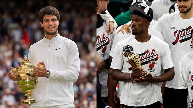 Amidst Carlos Alcaraz's Monumental Win Over Novak Djokovic, Jimmy Butler Aimed To Get His Friends Drunk Off Set Wins: "Everybody Has To Take A Shot"
