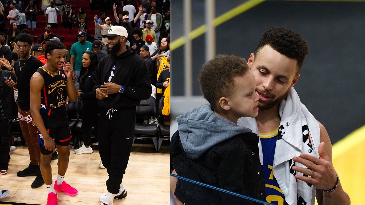 Unlike LeBron James' 'NBA Wish' For Bronny And Bryce, Stephen Curry ...