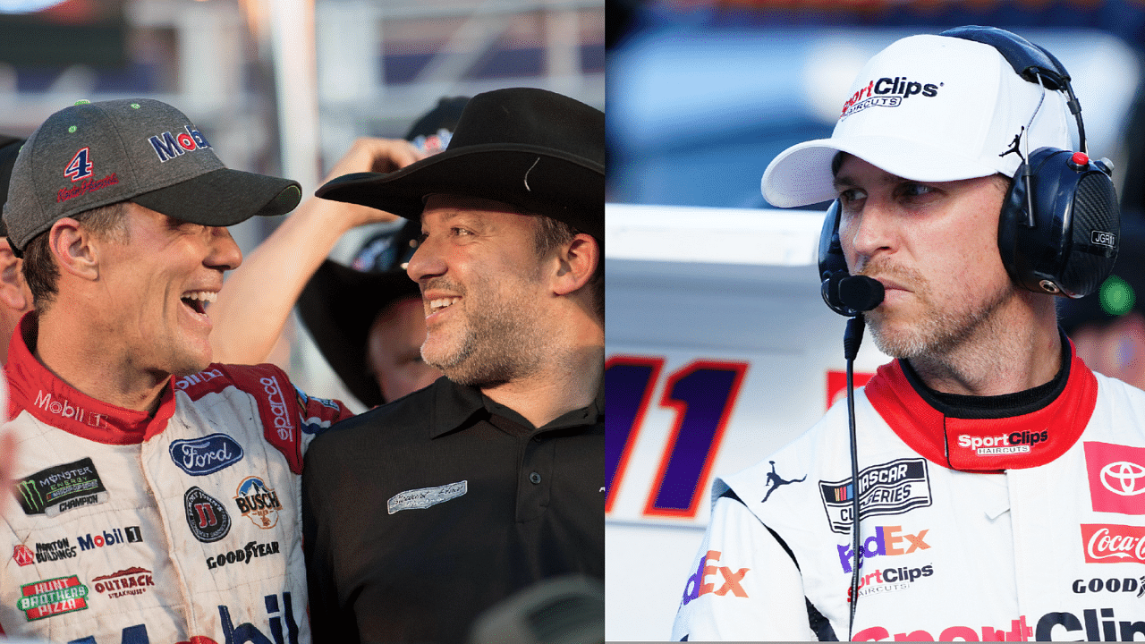 “Cut From the Same Mold” – Denny Hamlin Draws Parallels Between Kevin Harvick and Tony Stewart