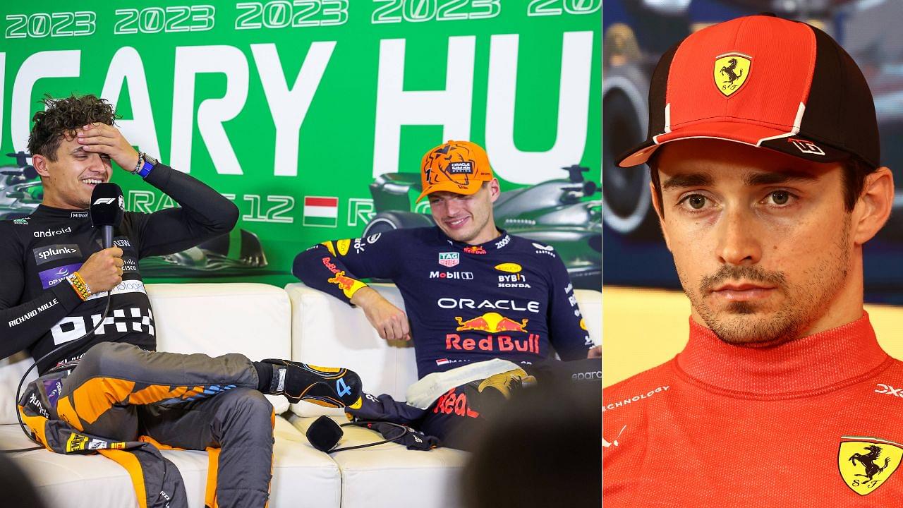 Max Verstappen Mocks Charles Leclerc's Ferrari-Treatment While Making Innocent Jibe at Lando Norris