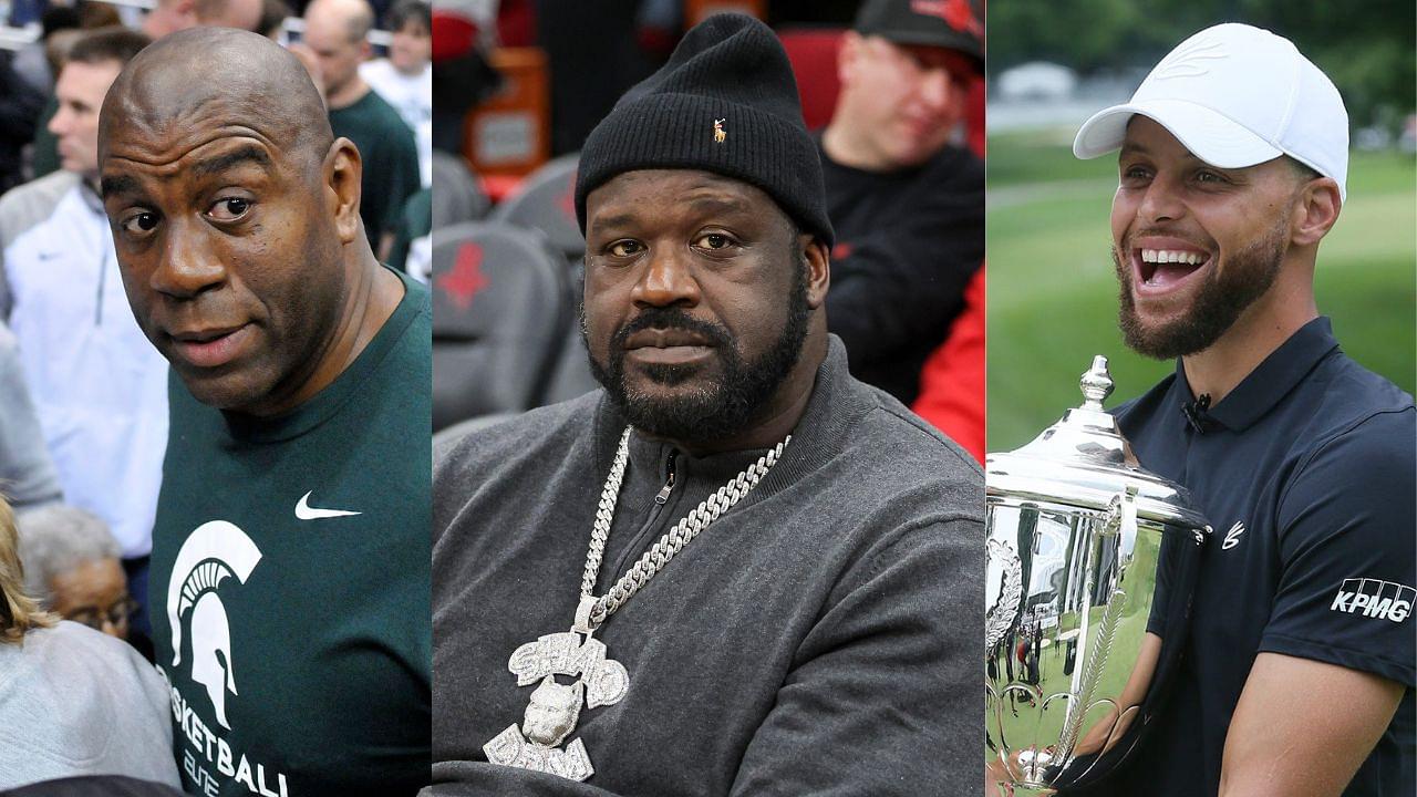 Weeks After Blaming Stephen Curry for $8,900,000,000 Scandal, Shaquille O'Neal Snubbing Magic Johnson in Best Point Guard Debate Resurfaces