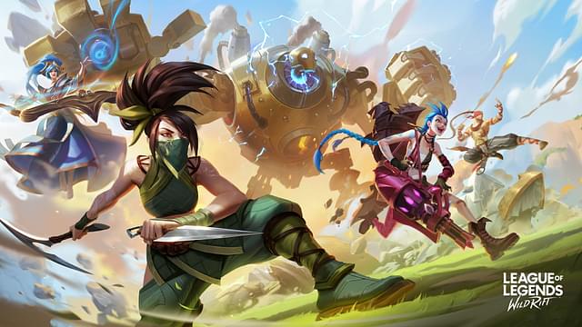 An image showing various characters from League of Legends: wild Rift
